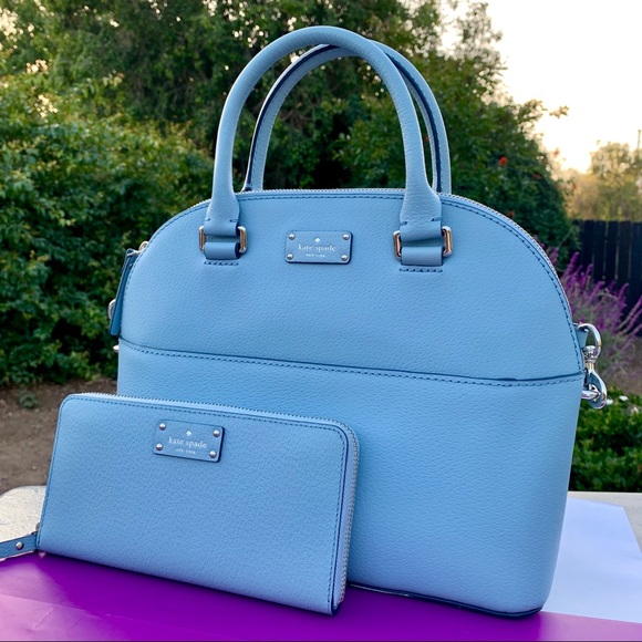 Kate Spade Carli Grove Street Satchel / Wallet Set - Picture 2 of 8
